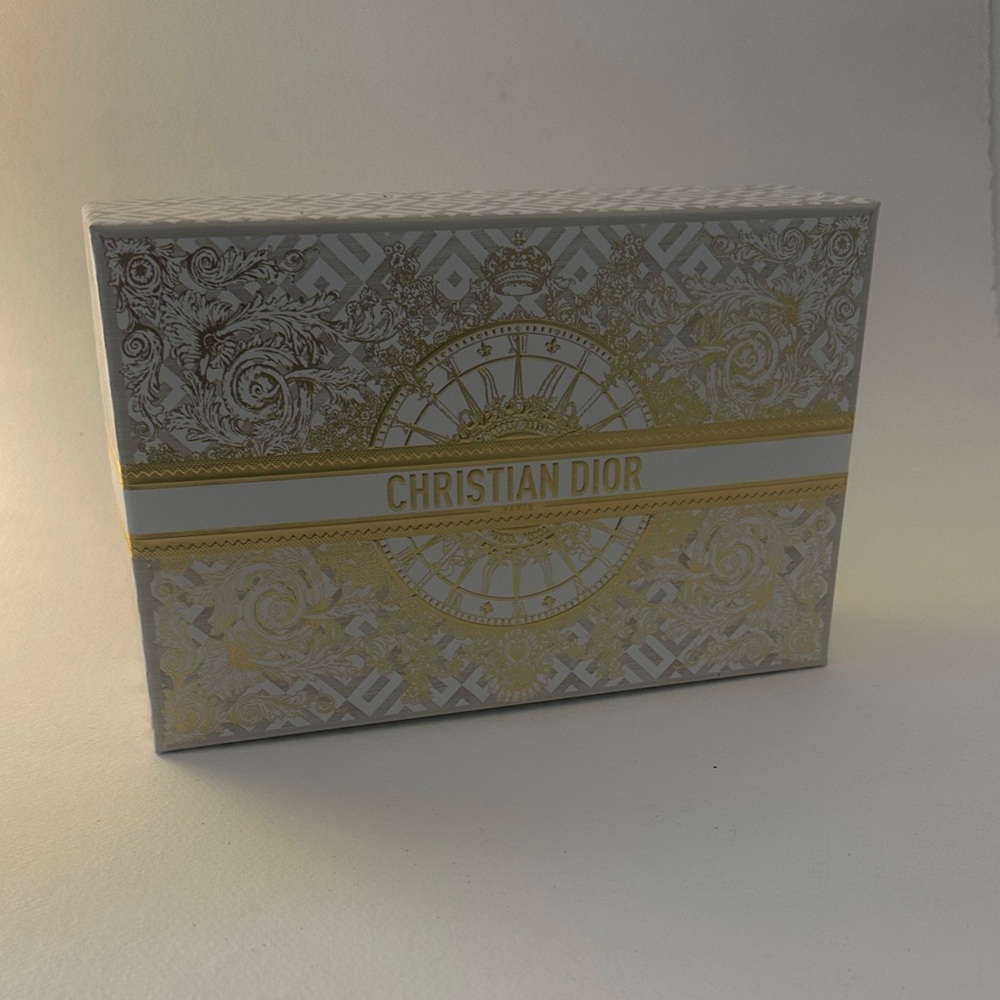 Dior Gold and White Accessory Box